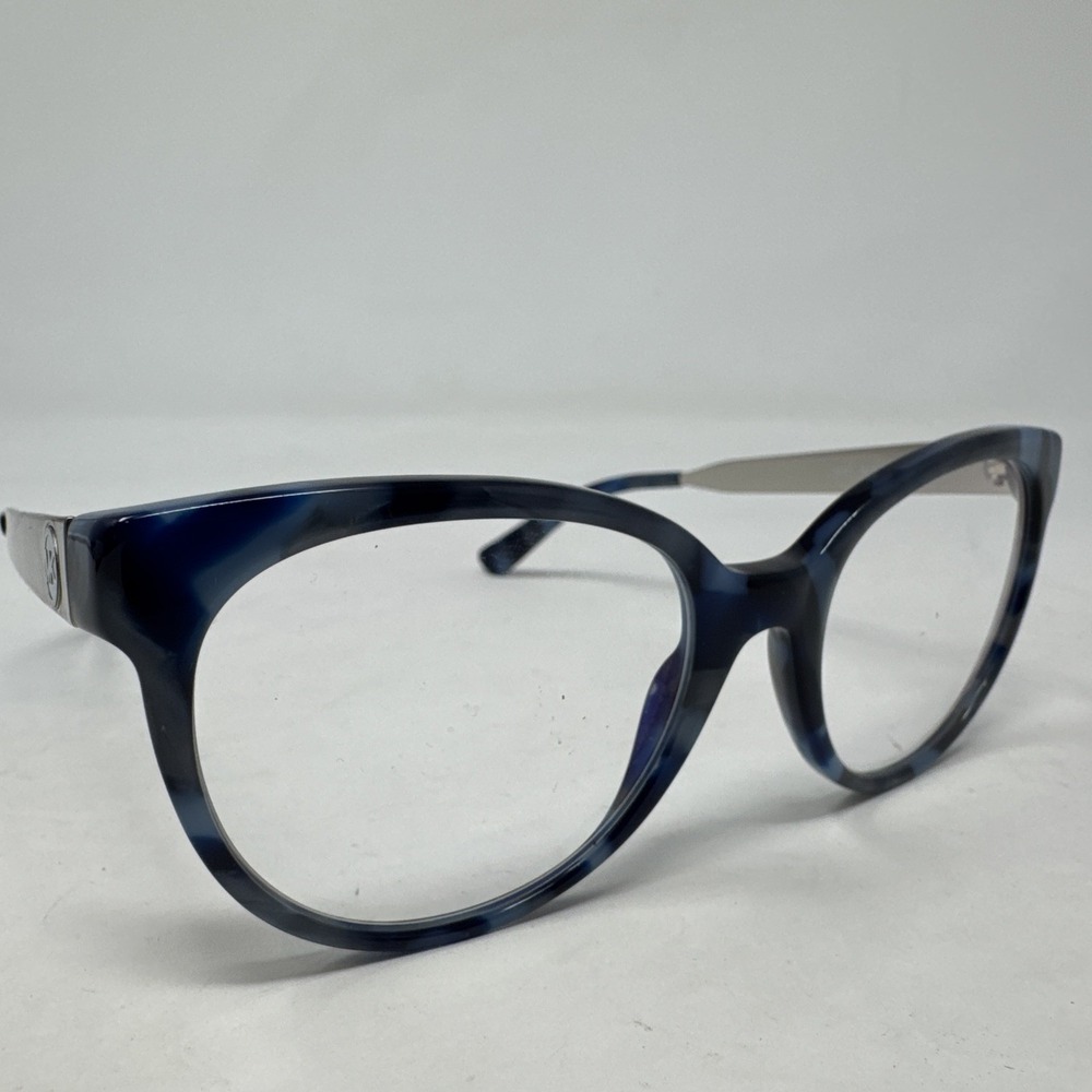 Michael Kors‎ MK 4053 Granada 3310 Blue Horn Silver Frames Only 50-18-140